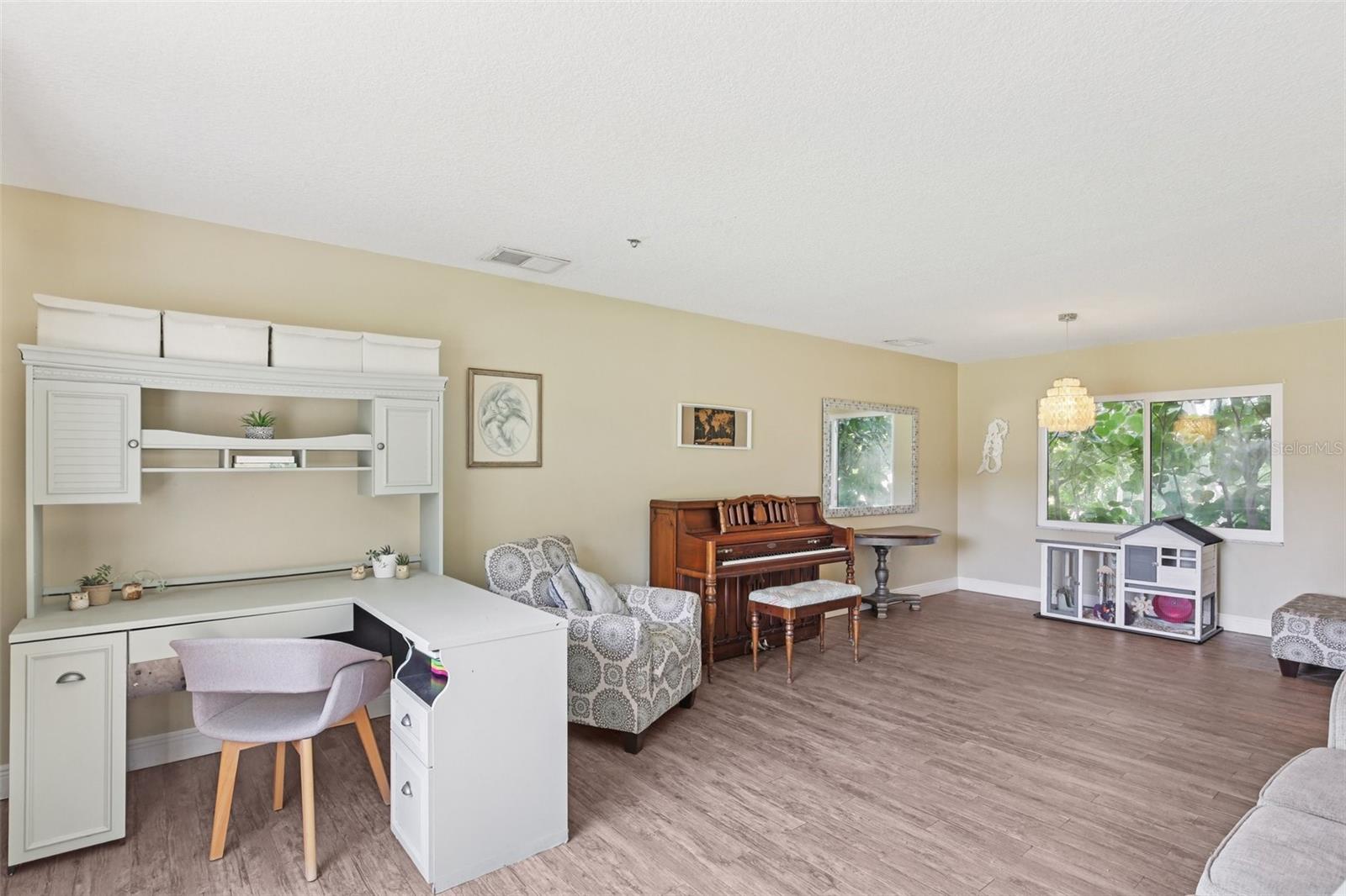 TONS of natural light Dining Room/Living Room combo