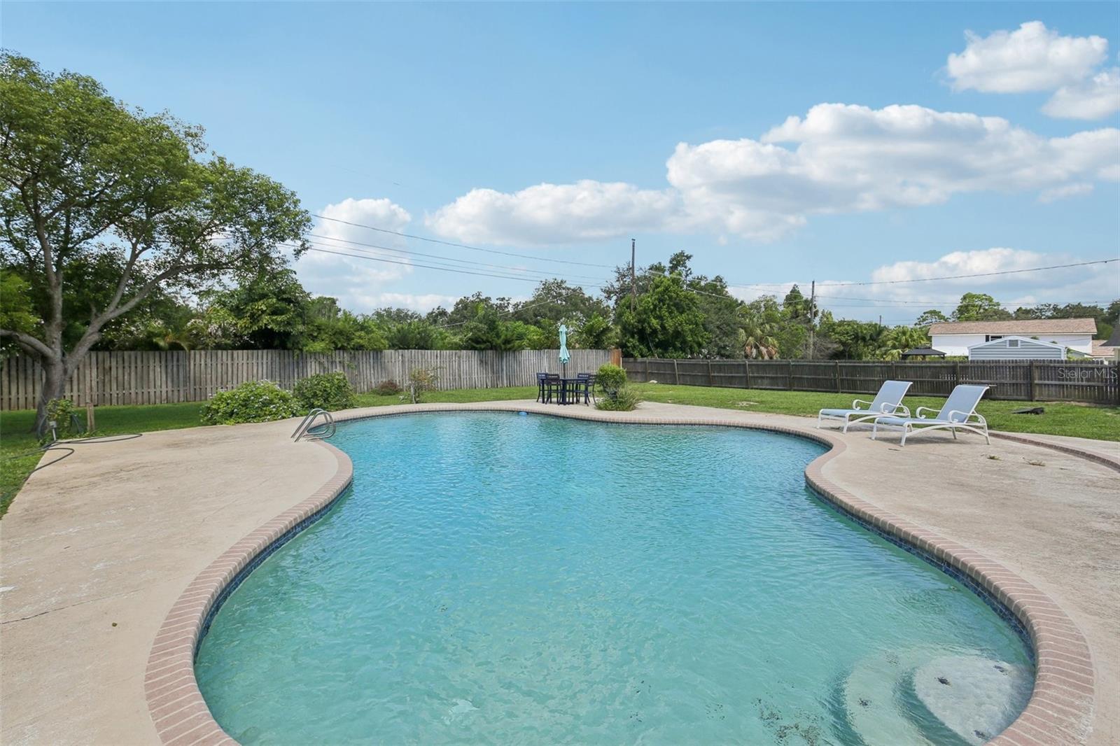 WHAT A HUGE POOL!