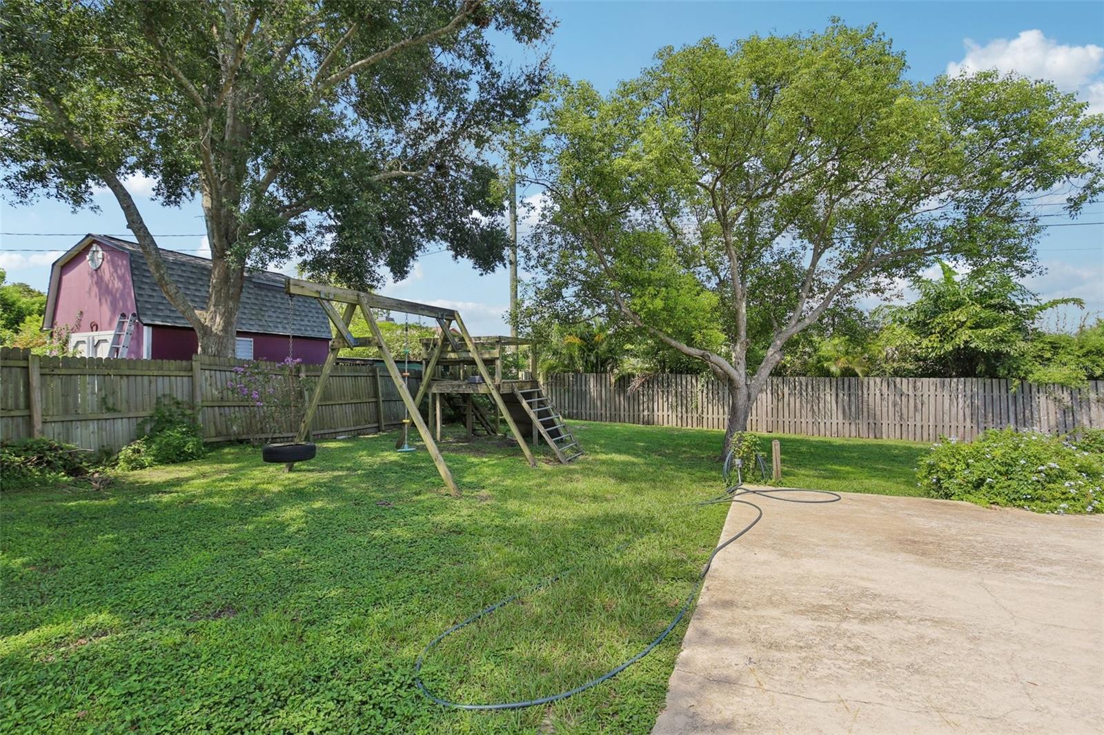 .5 acre Yard