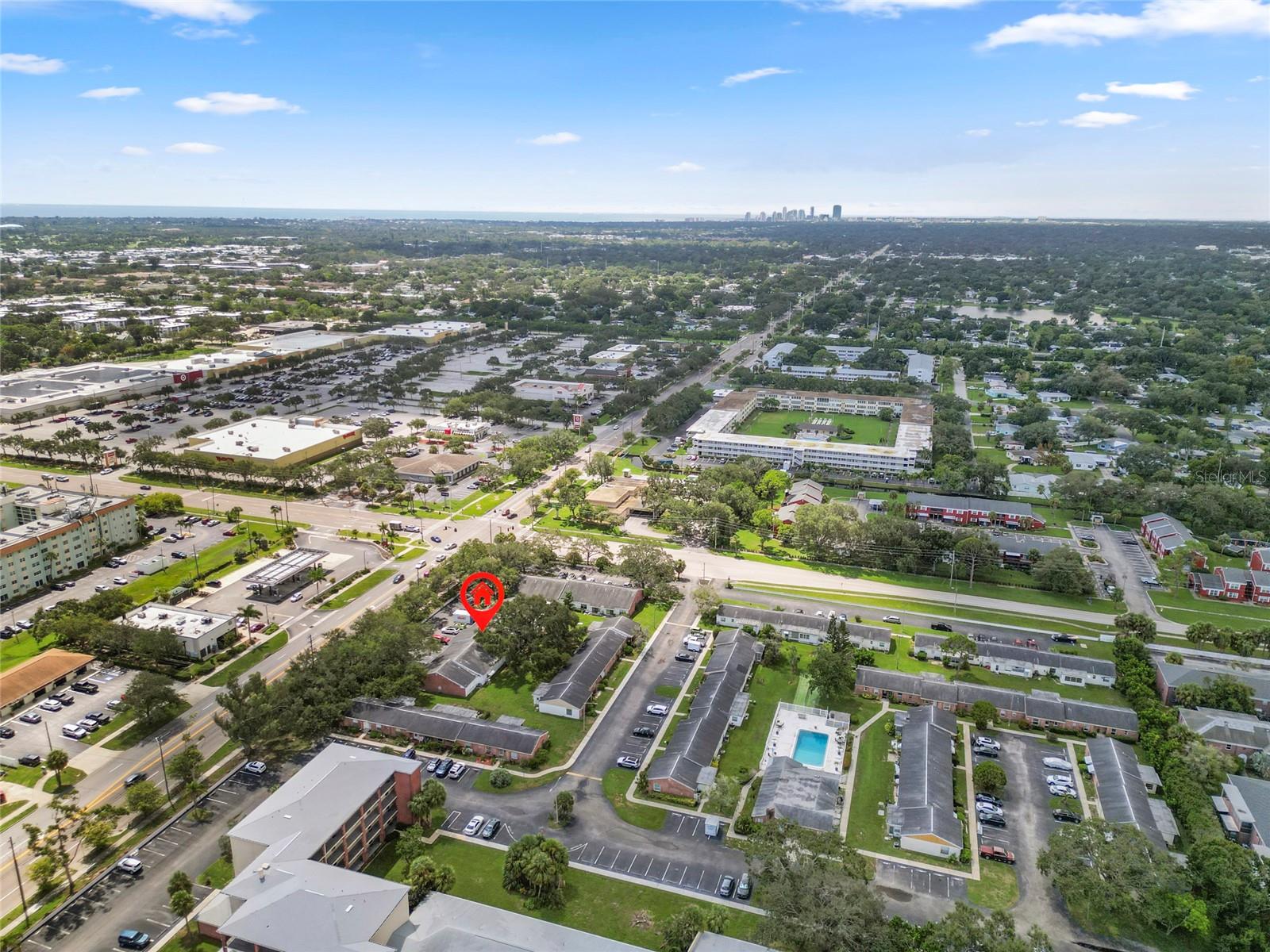 Downtown St. Pete in the distance