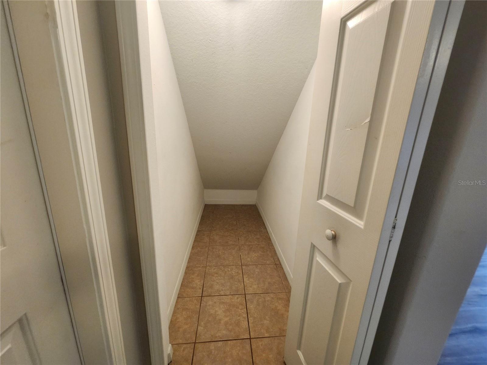 Under stairs storage