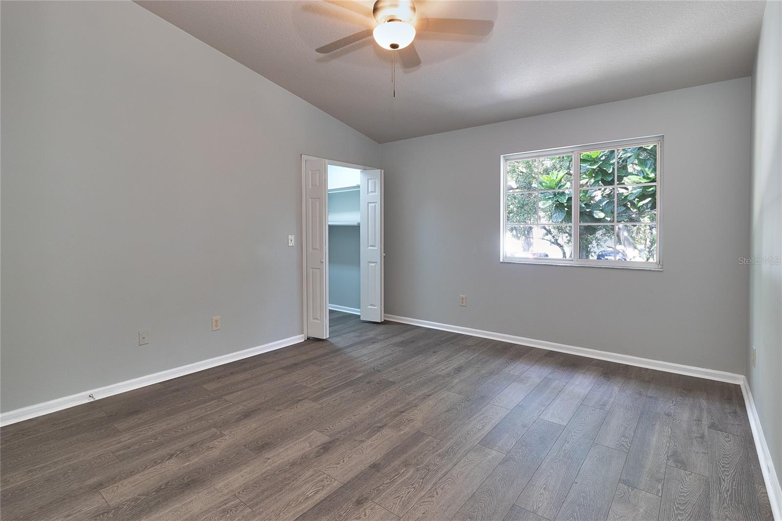 2nd Bedroom with walk-in closet.