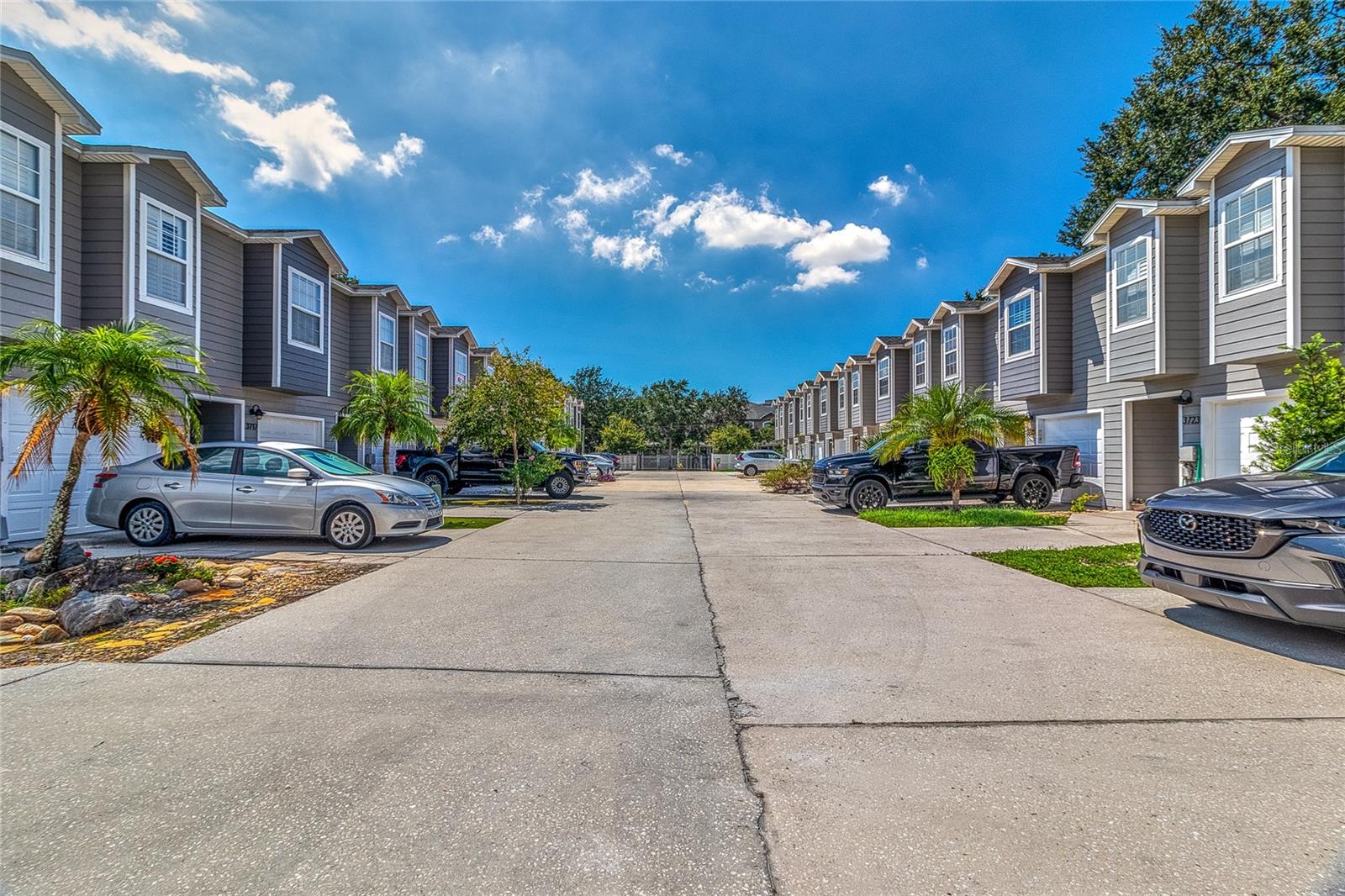 Sterling Townhomes Community - Guest parking is at the end on the right side.
