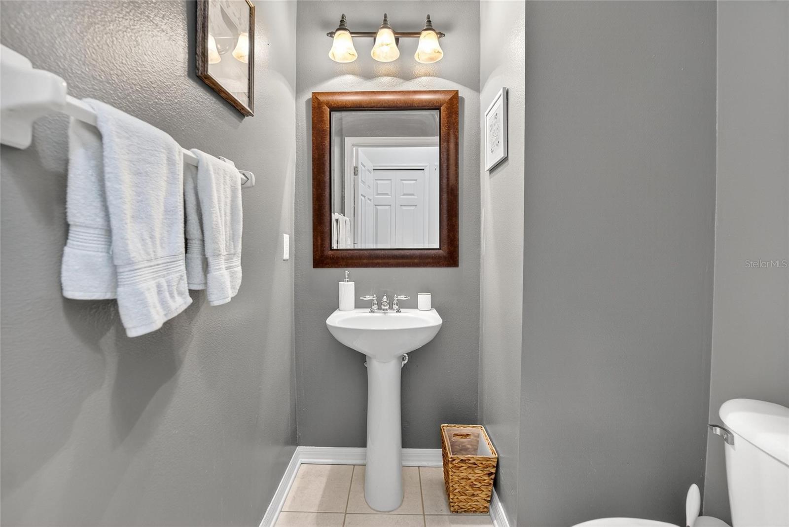 Downstairs Half Bathroom View 2