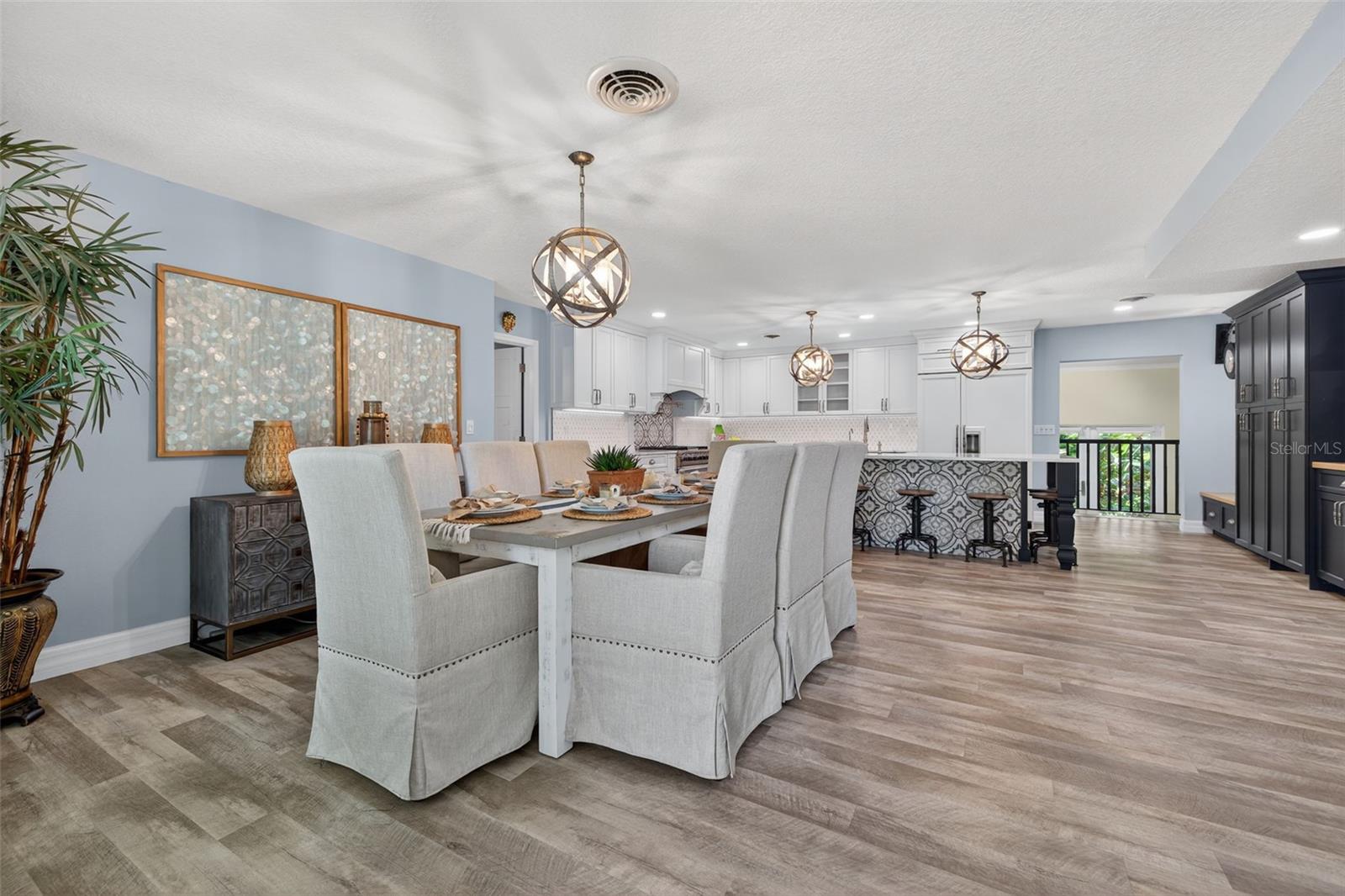 Large Open Kitchen with Dining area