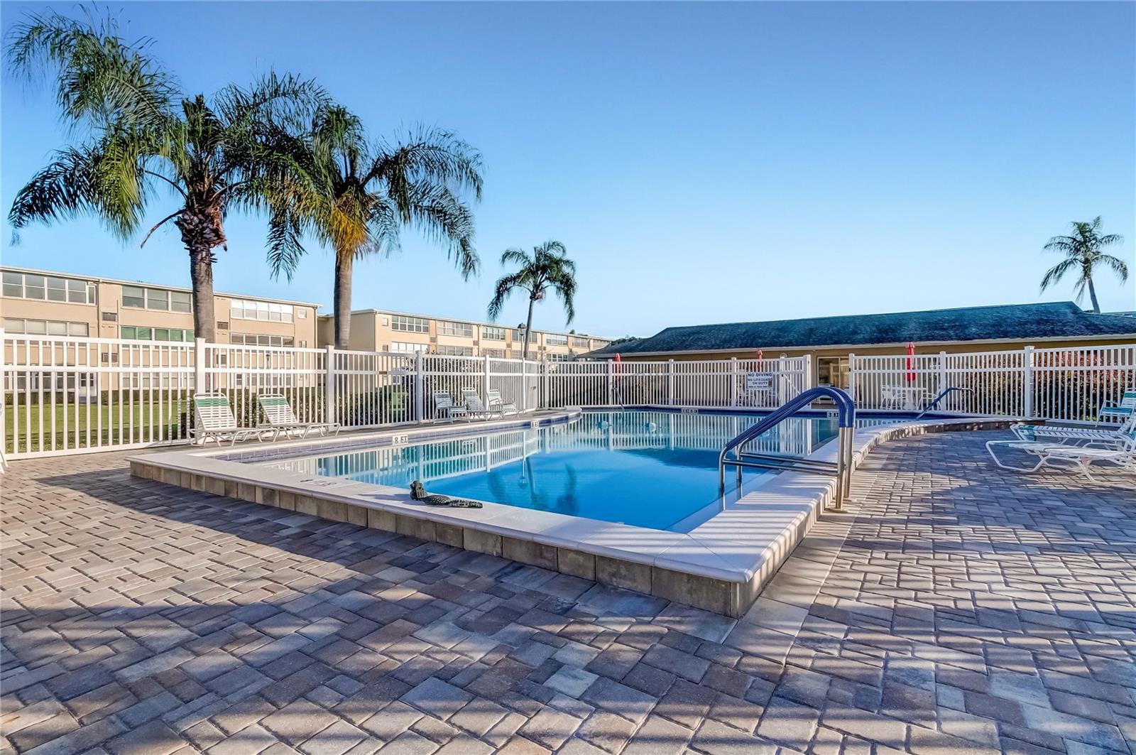 Luxurious pool.