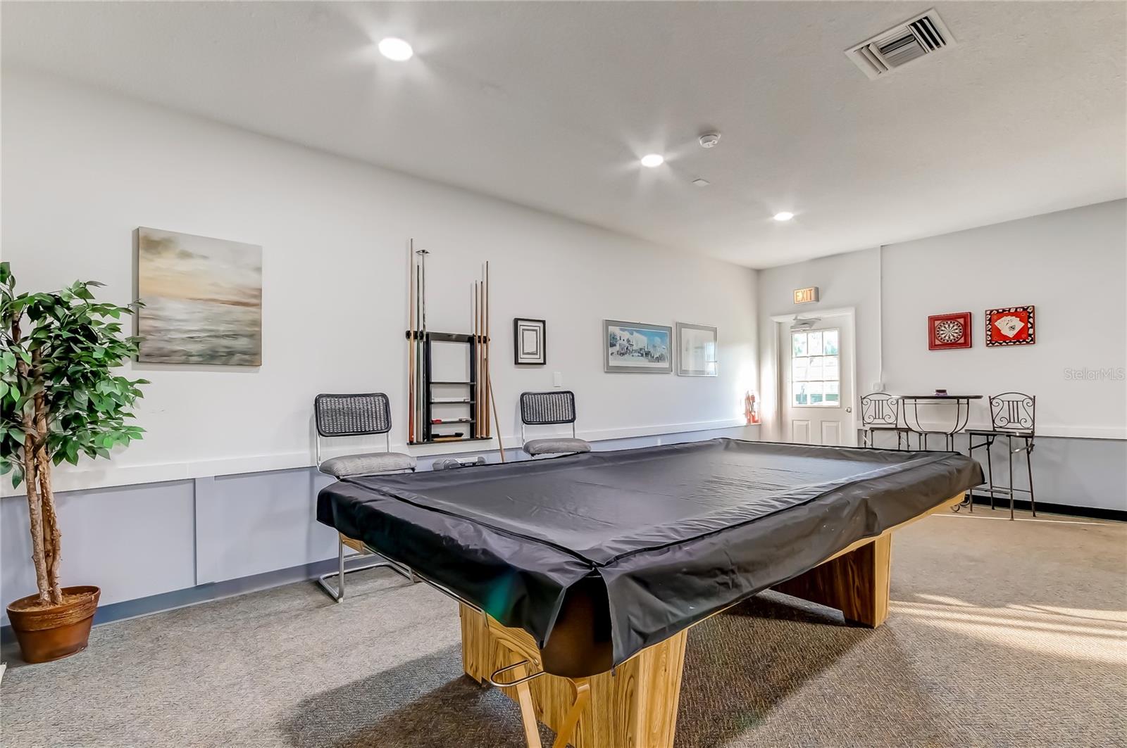 Clubhouse, with Billiards.
