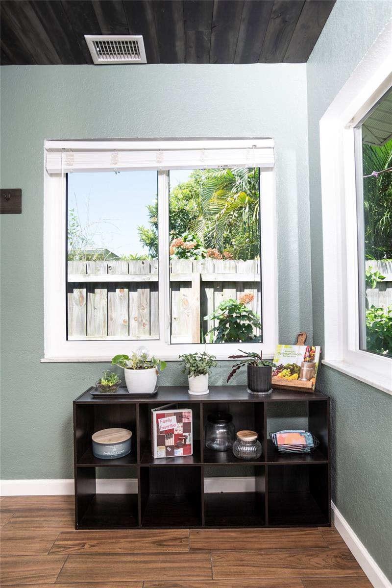 Great place to put a table for morning coffee or a relaxed dinner.