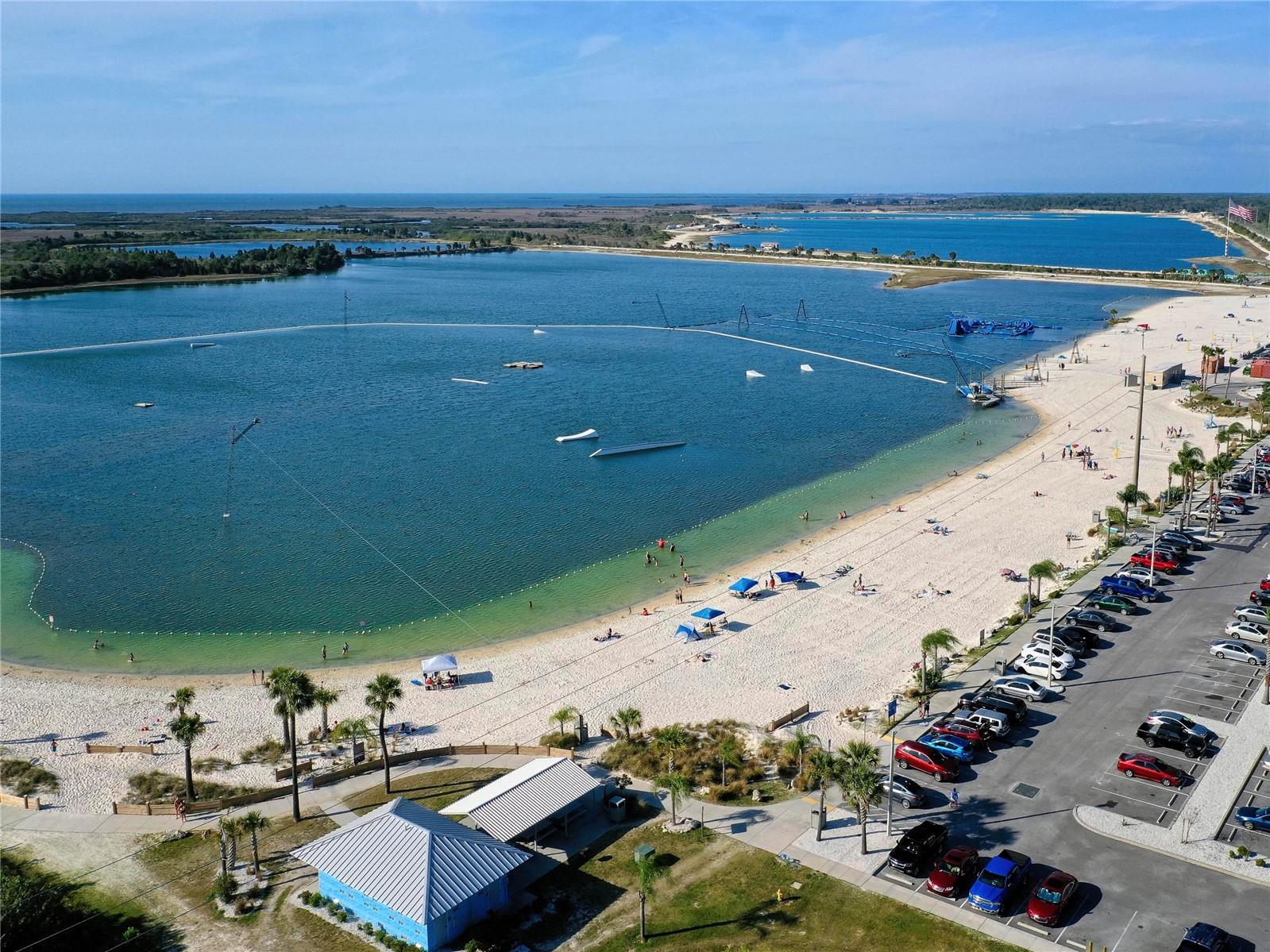 SUNWEST PARK IS 6 MILES NORTH BY CAR