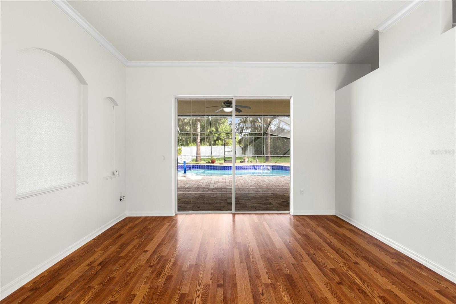Pool Access from formal Living Room
