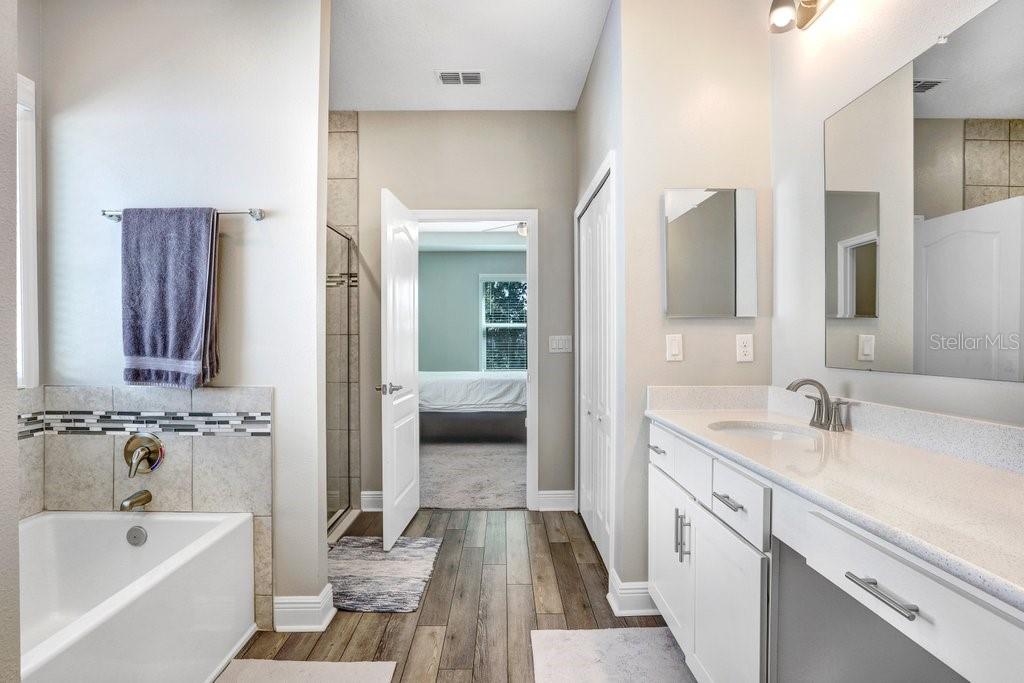 Primary Bath this tub and shower