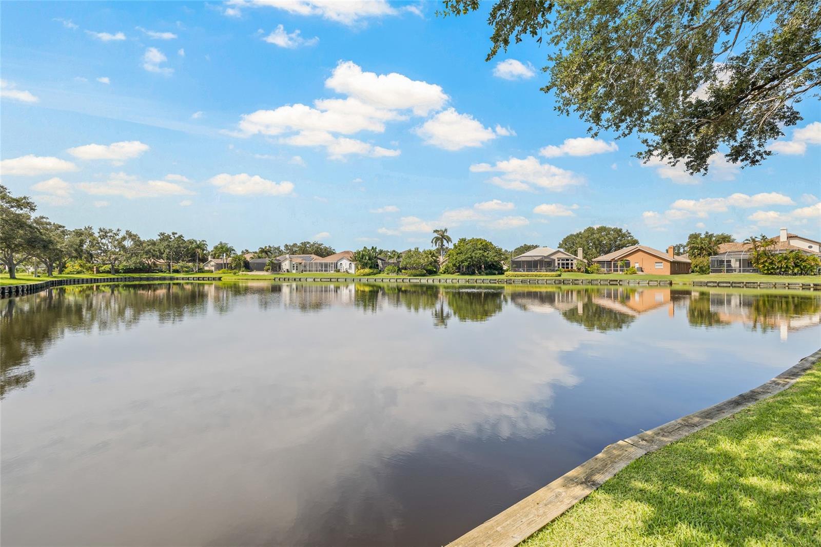 Imagine spending your days on the shaded lanai with this view!