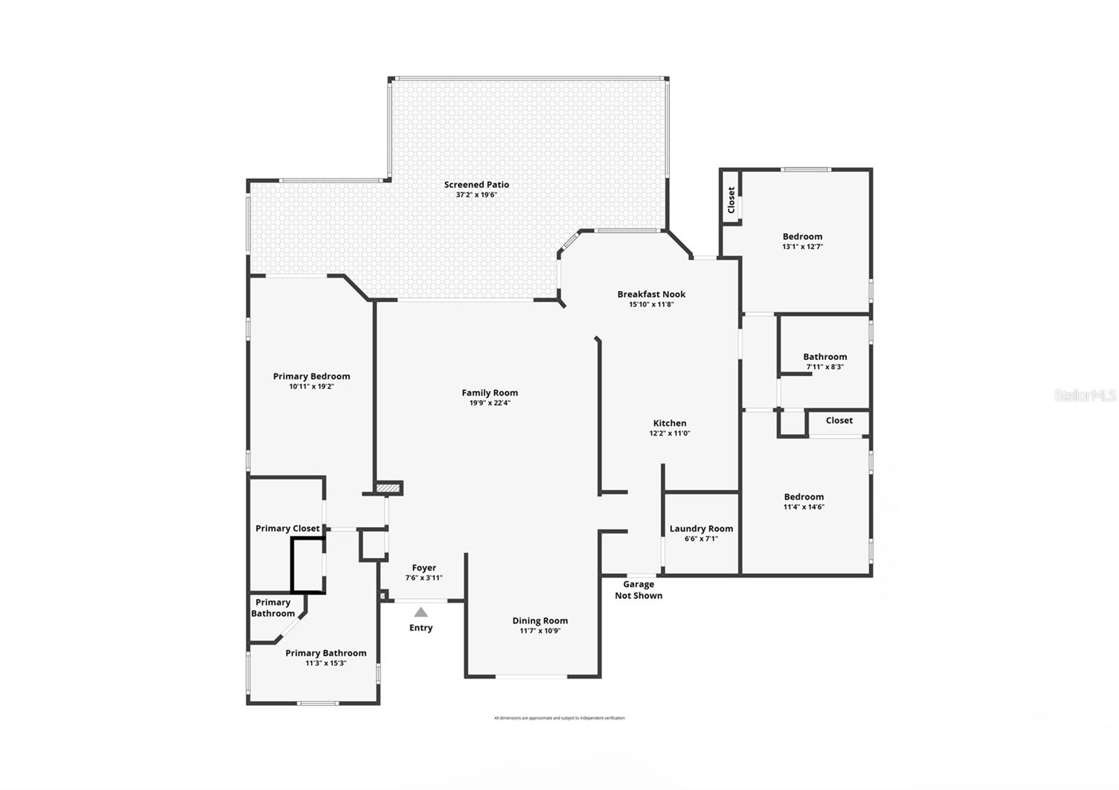 Amazing single level floorplan