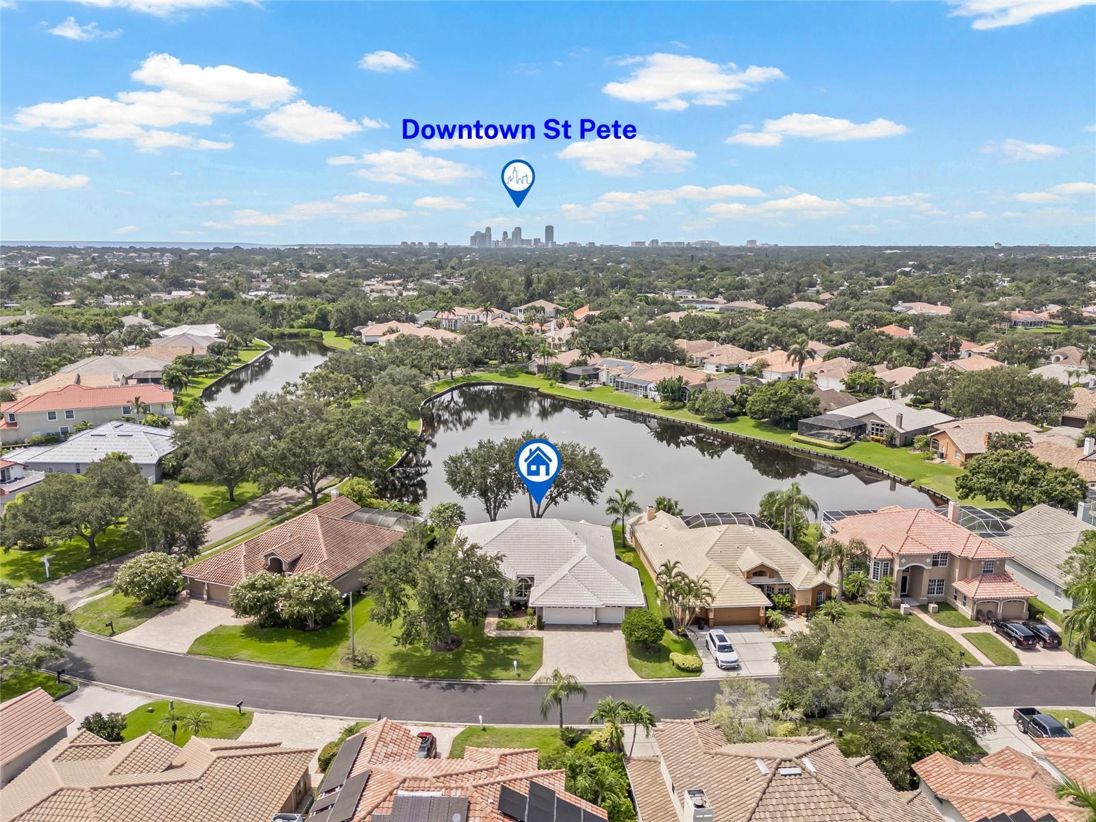 Minutes to downtown St. Pete for fine dining, shopping and entertainment.