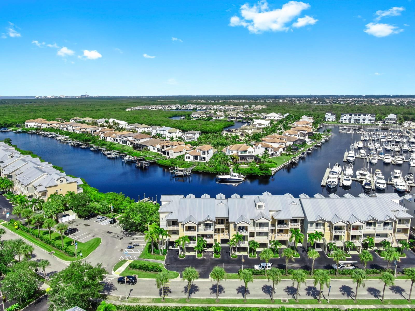 Wide water views!