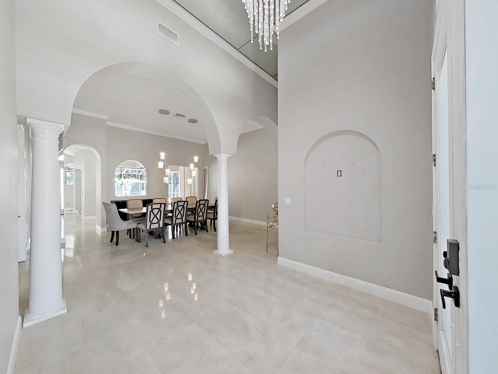 Entryway and Formal Dining Room