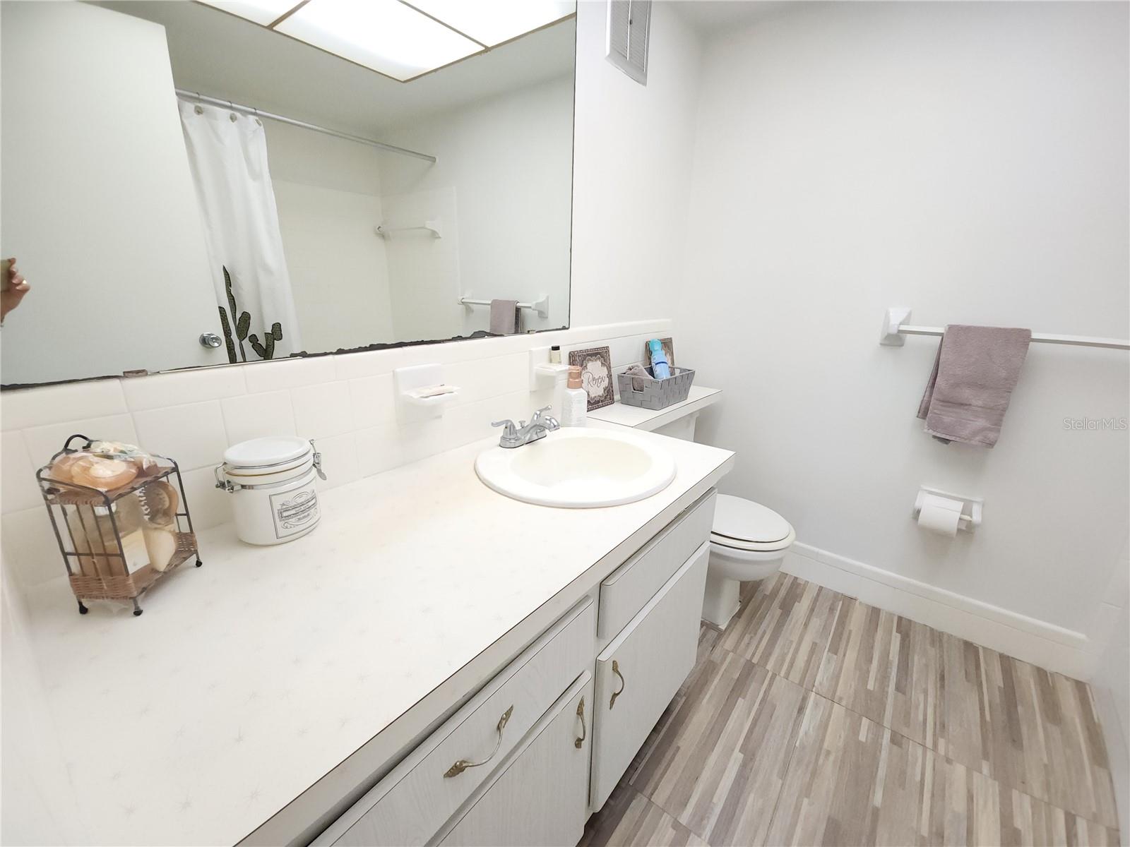 Main Bathroom with tub