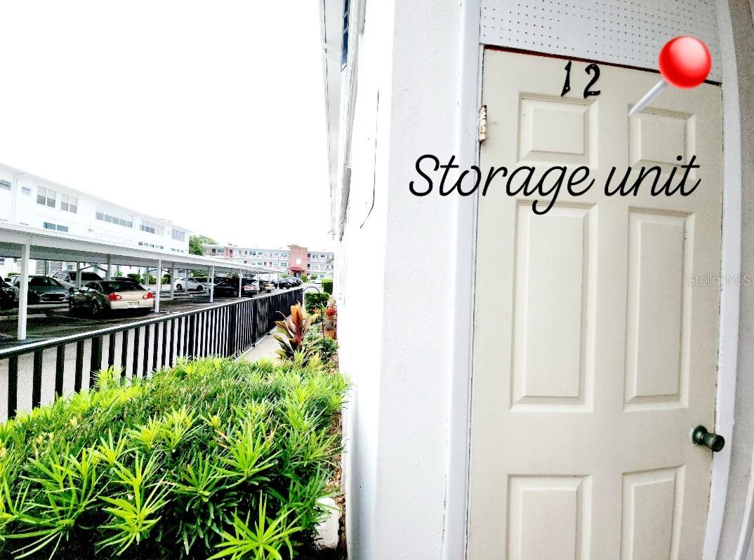Extra storage , comes with the unit