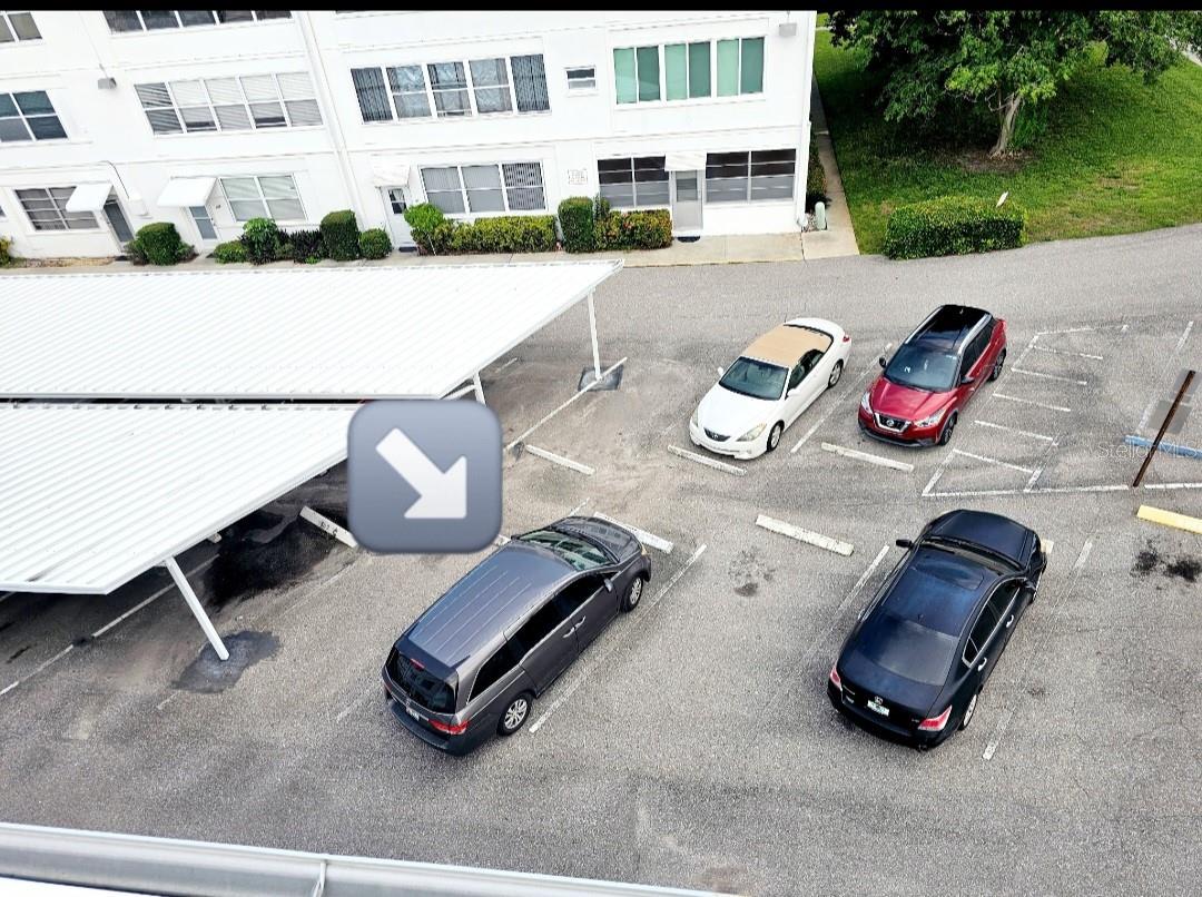 reserved parking space