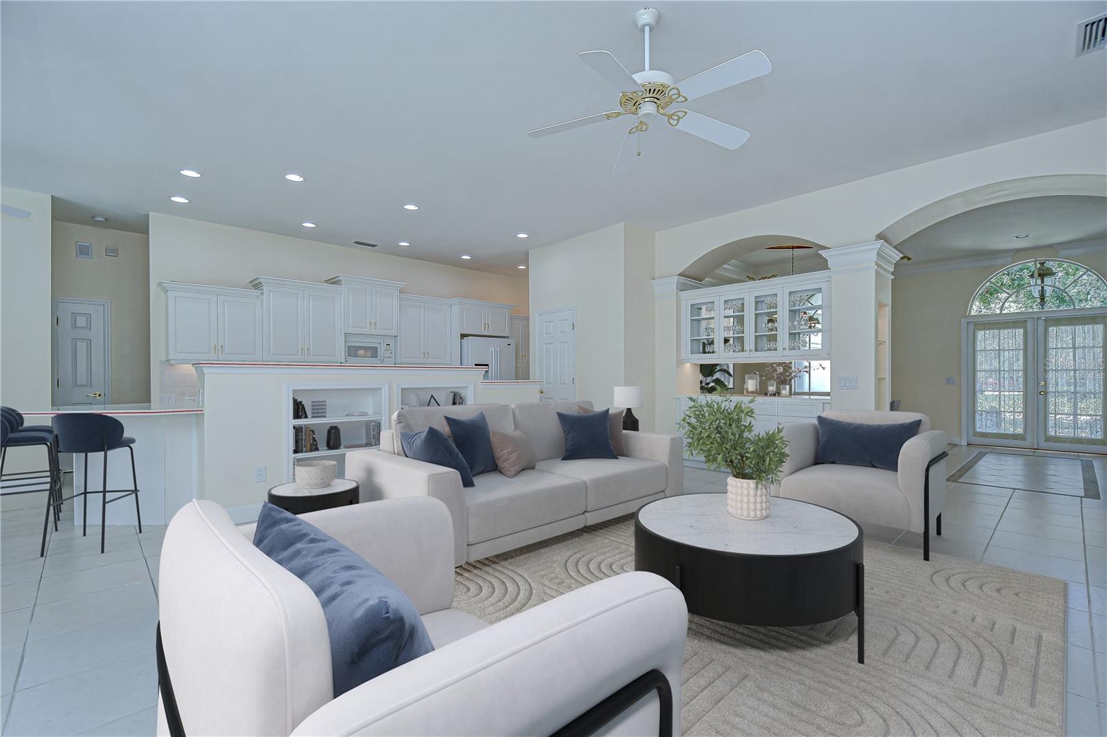 Virtually Staged - Great Room
