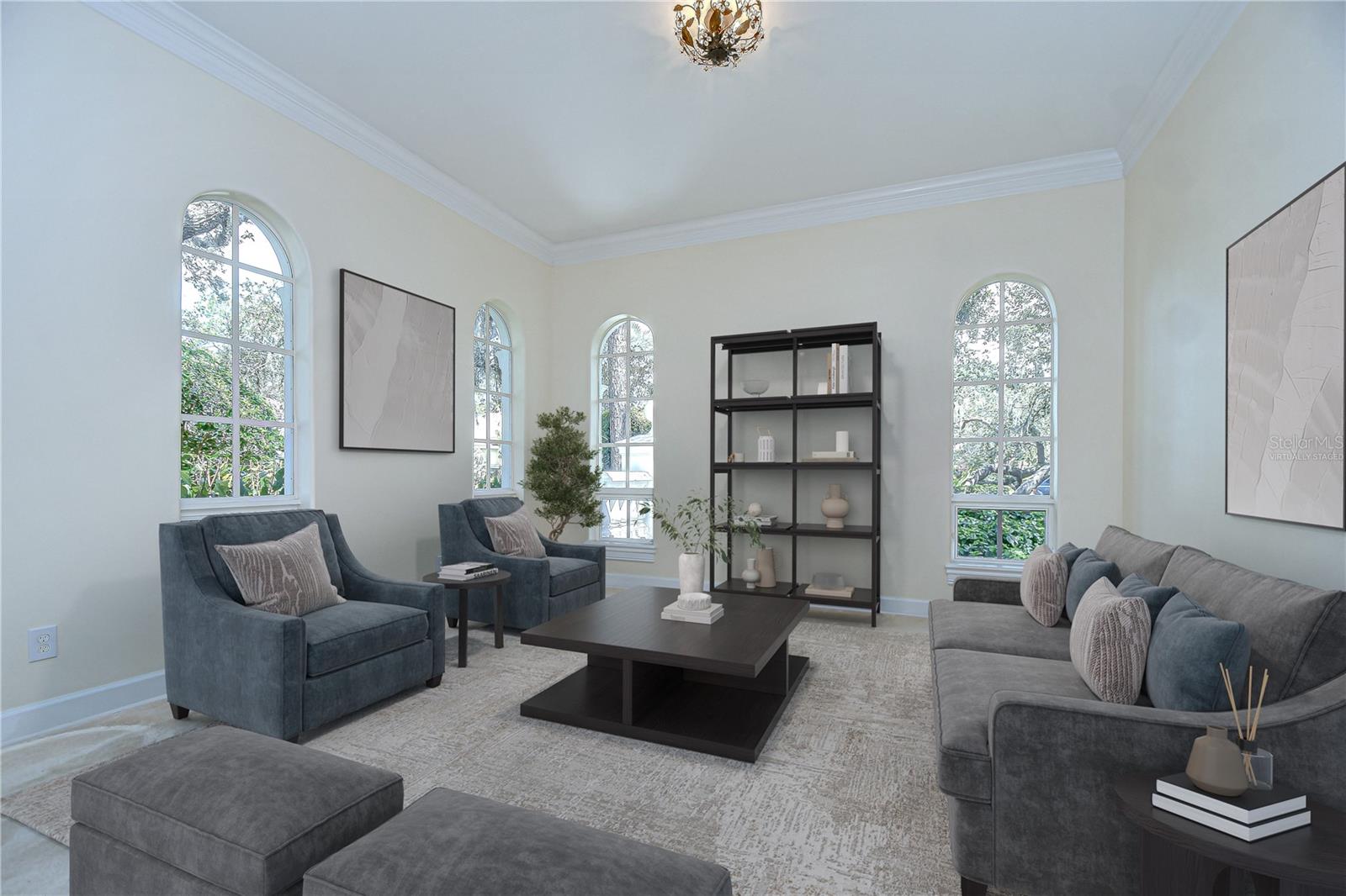Virtually Staged -  Living Room