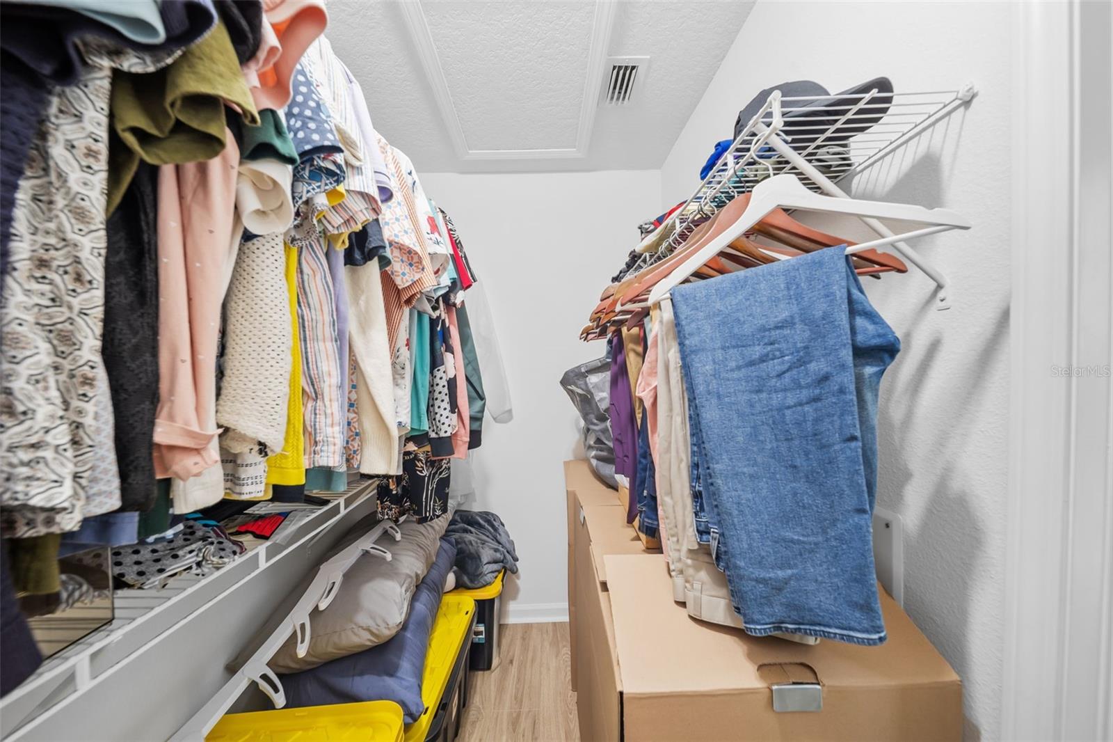 closet in primary suite