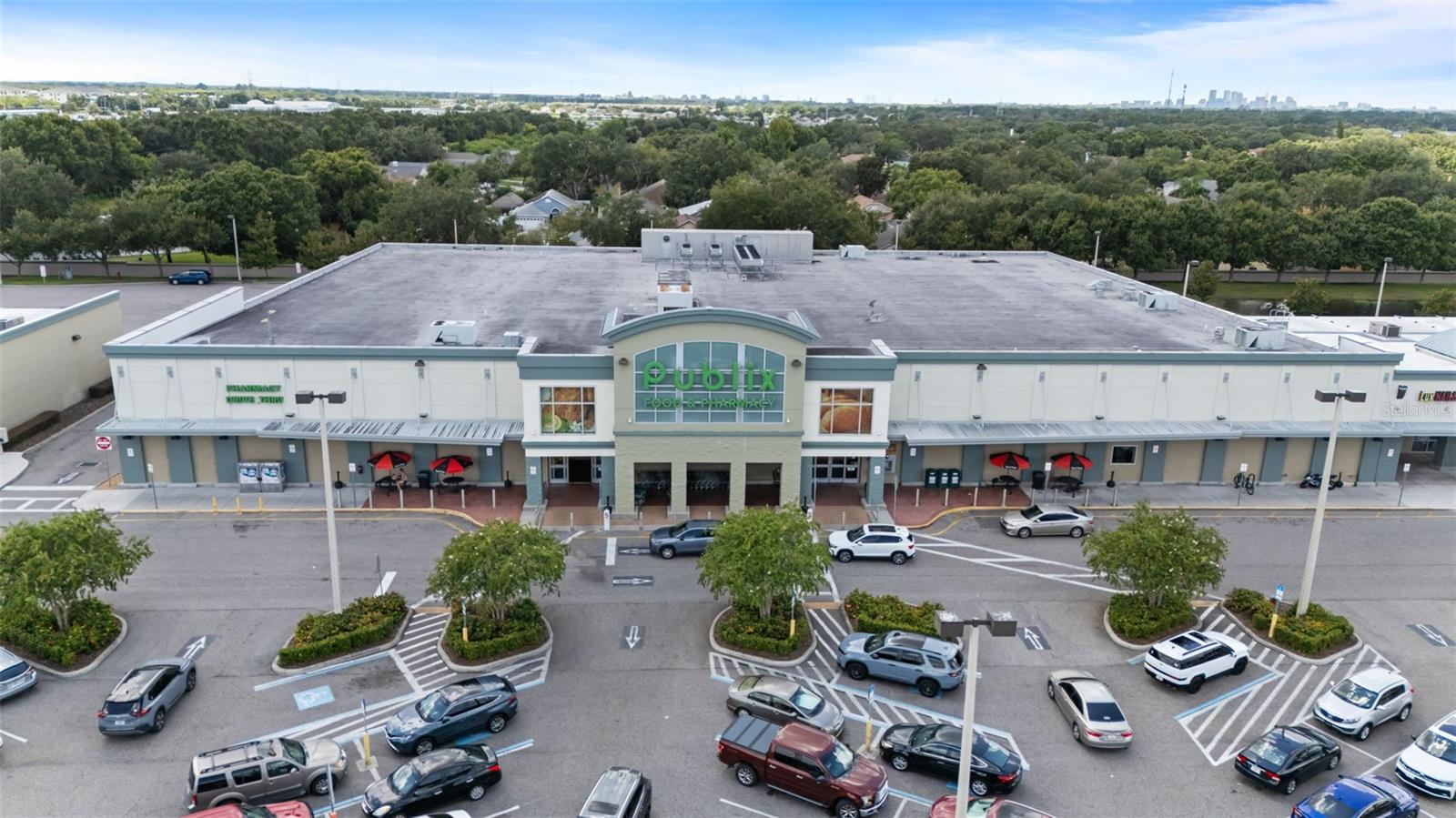 Nearby Publix shopping center