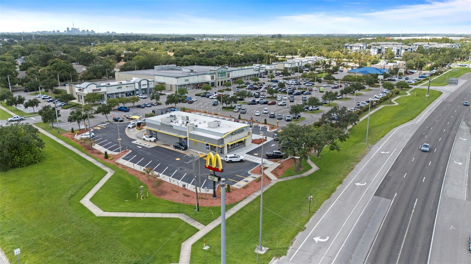 Nearby Publix shopping center
