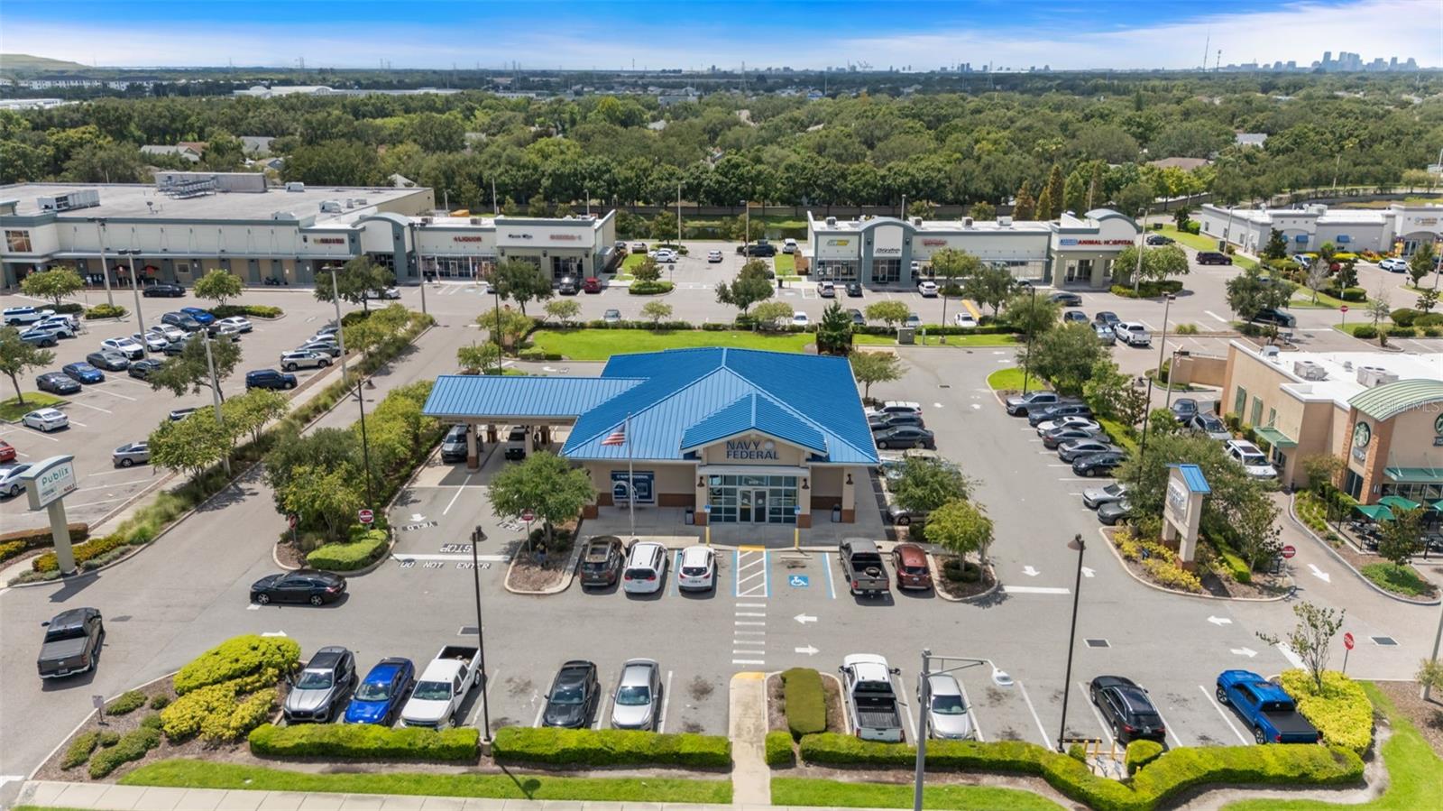 Nearby Publix shopping center