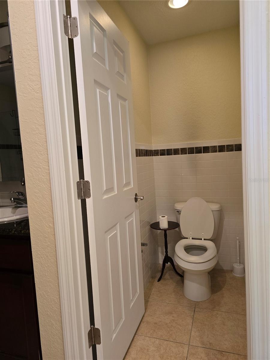 Primary bath private toilet