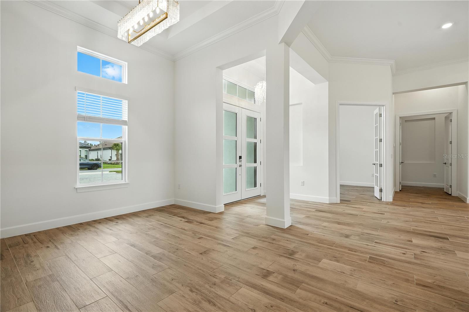 Dining Room to Office and Primary Bedroom