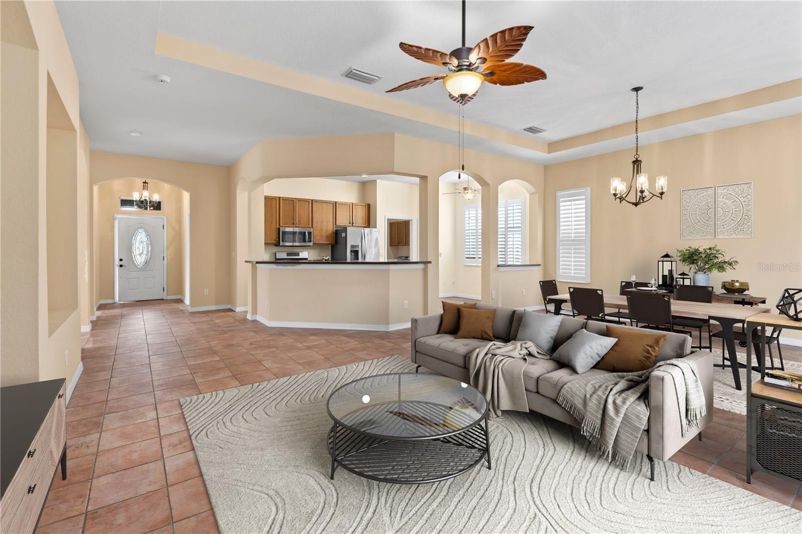 Living Room Staged