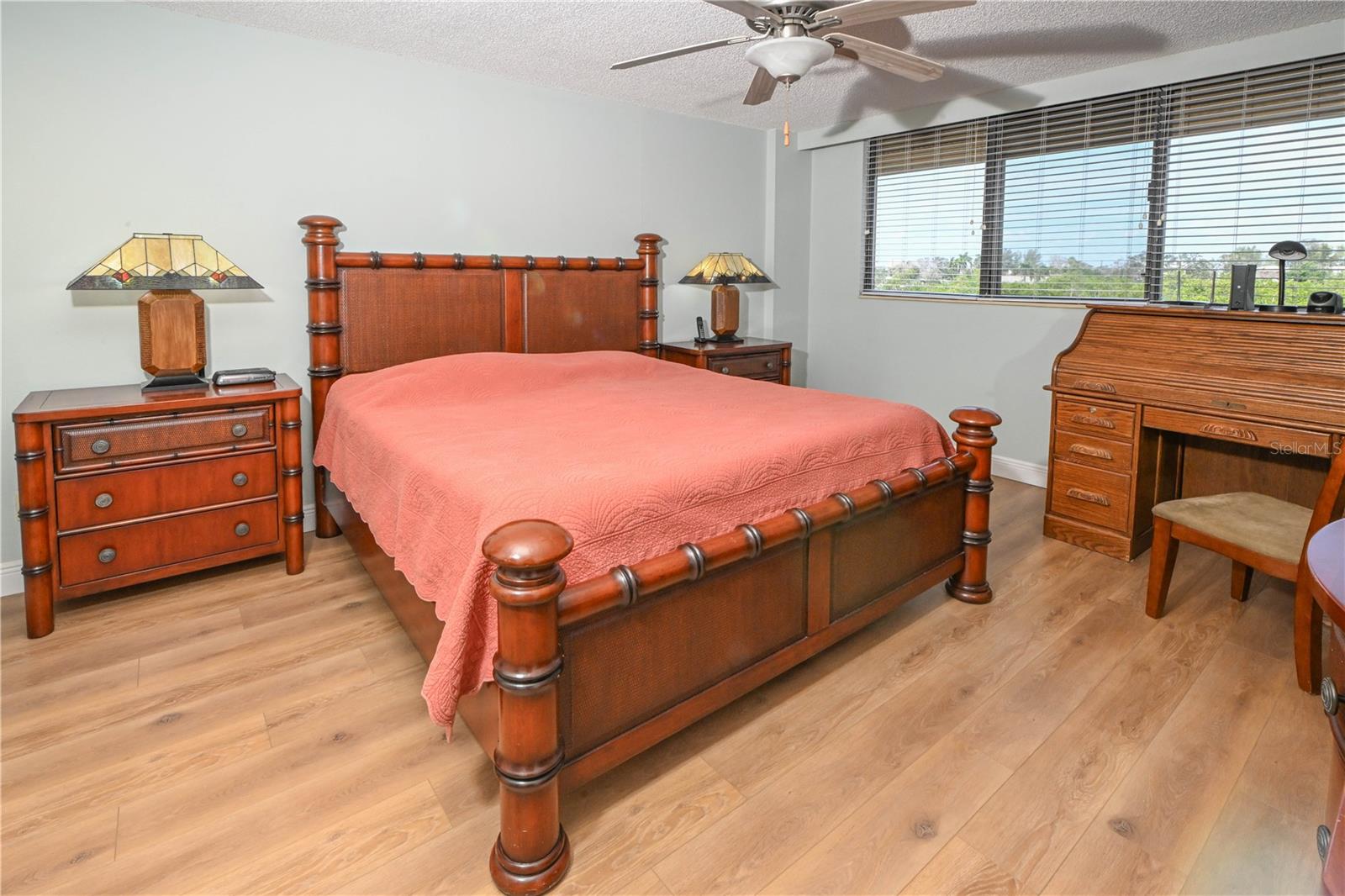 Spacious Primary Bedroom with Nature Views