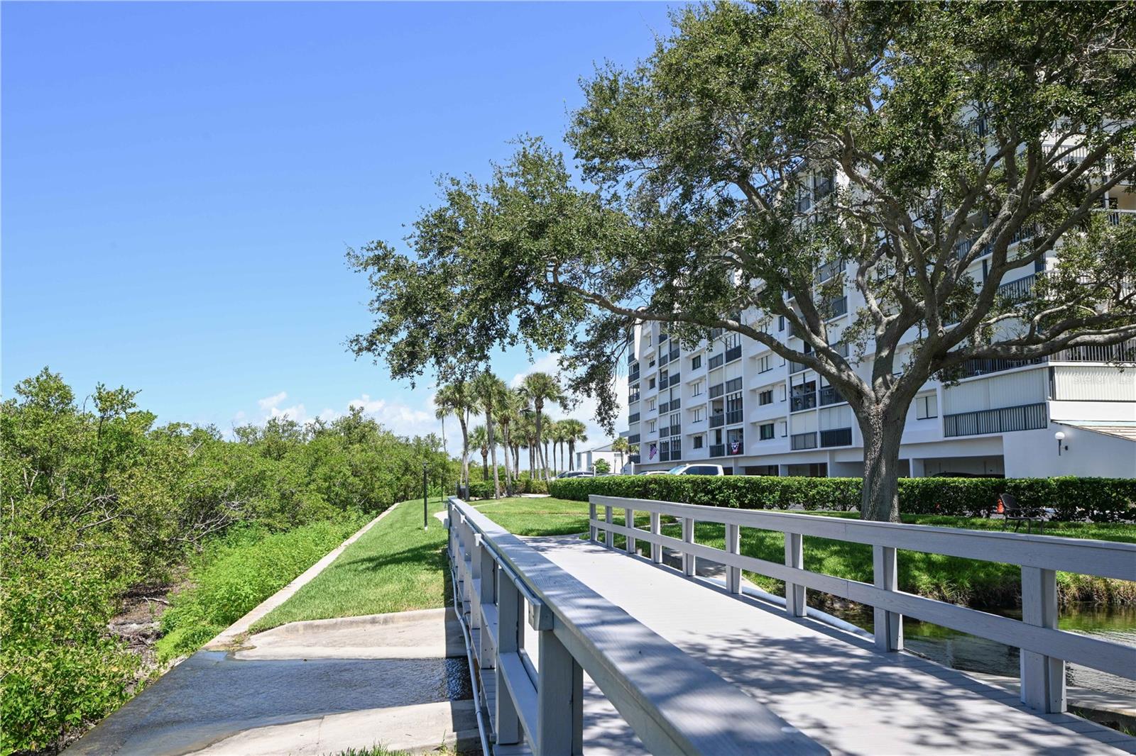 Property borders the Intercoastal waters