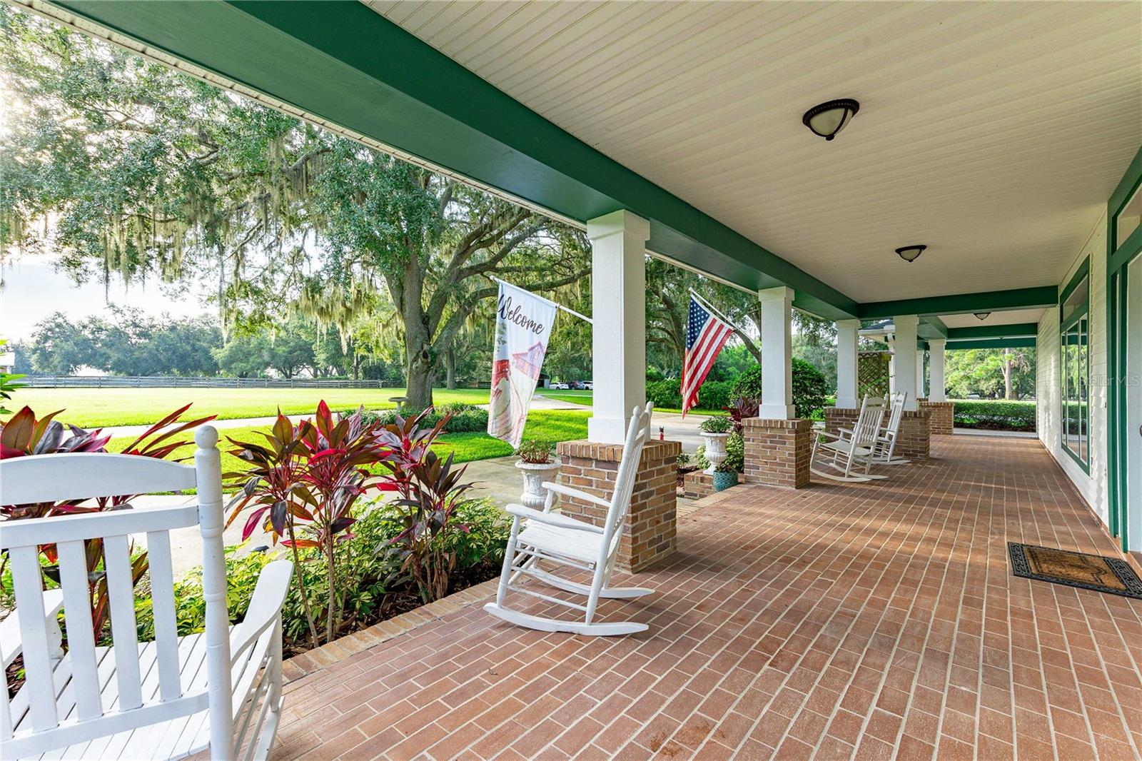 Red Brock front Porch