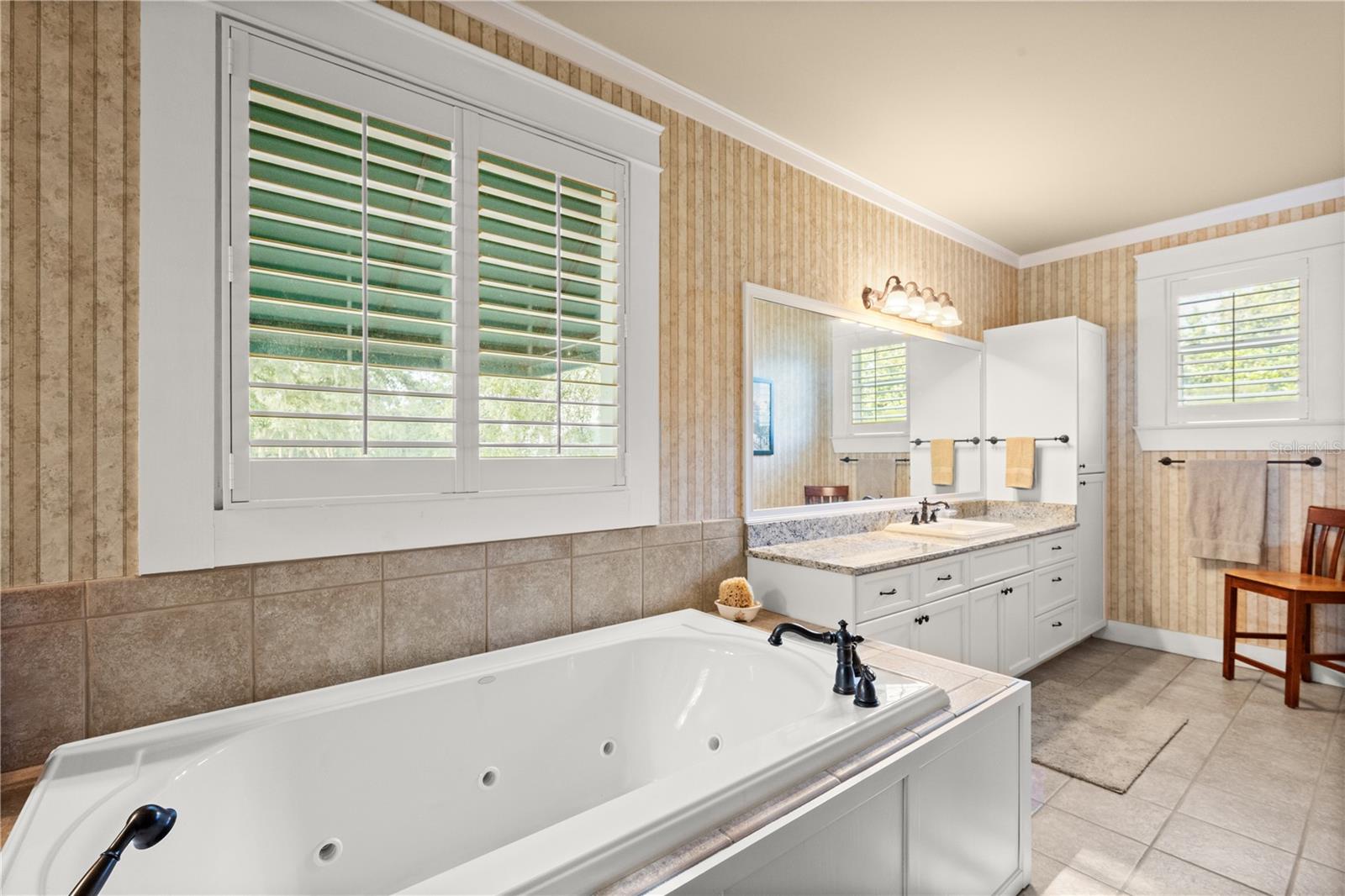 Primary Bathroom soaking tub
