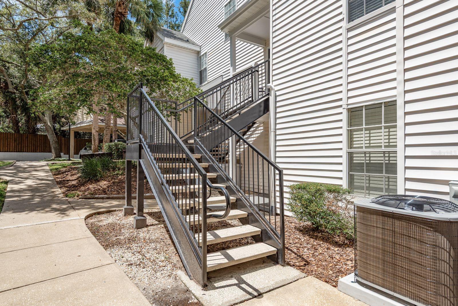 Front Stairs to the Unit