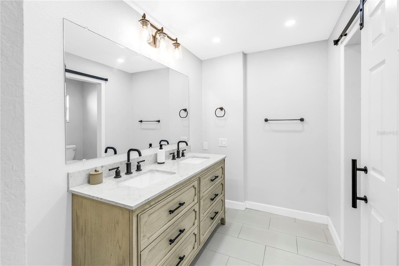 Primary bathroom vanity