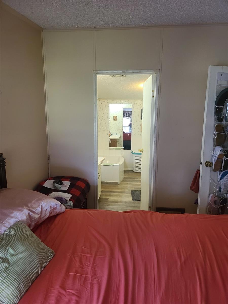 Master Bedroom into Master Bath