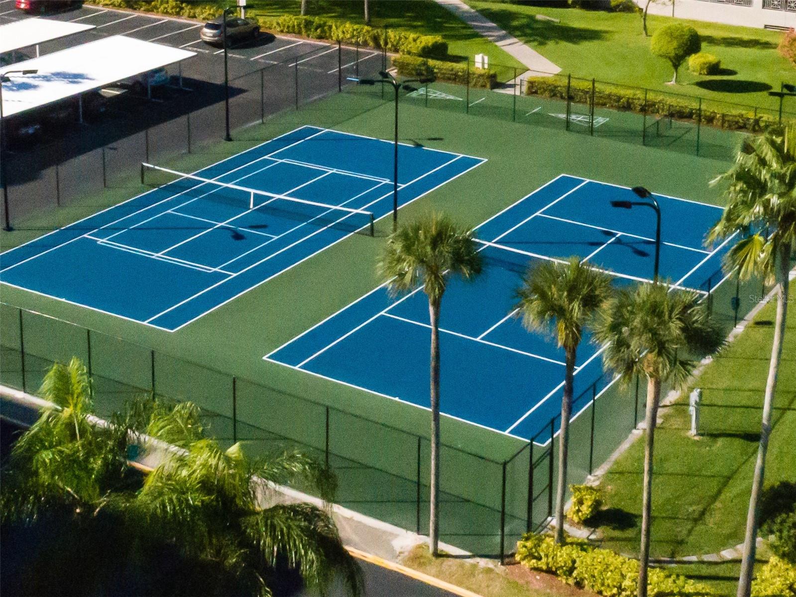 Tennis courts 1 pickleball court