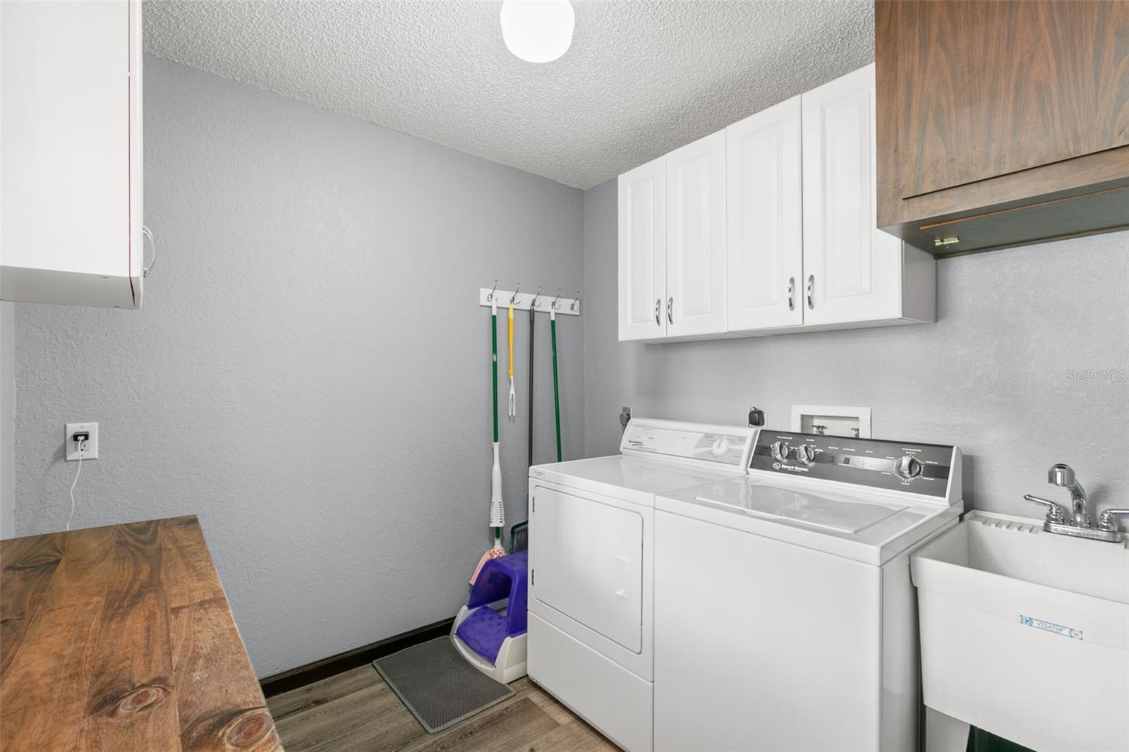 inside laundry room
