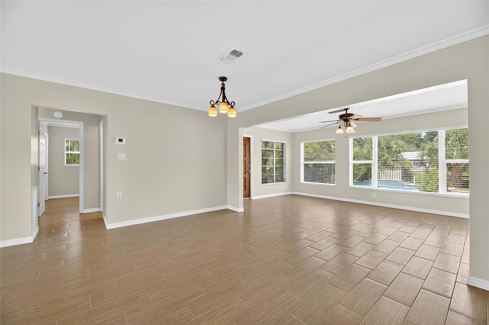 Dining to Family Room View