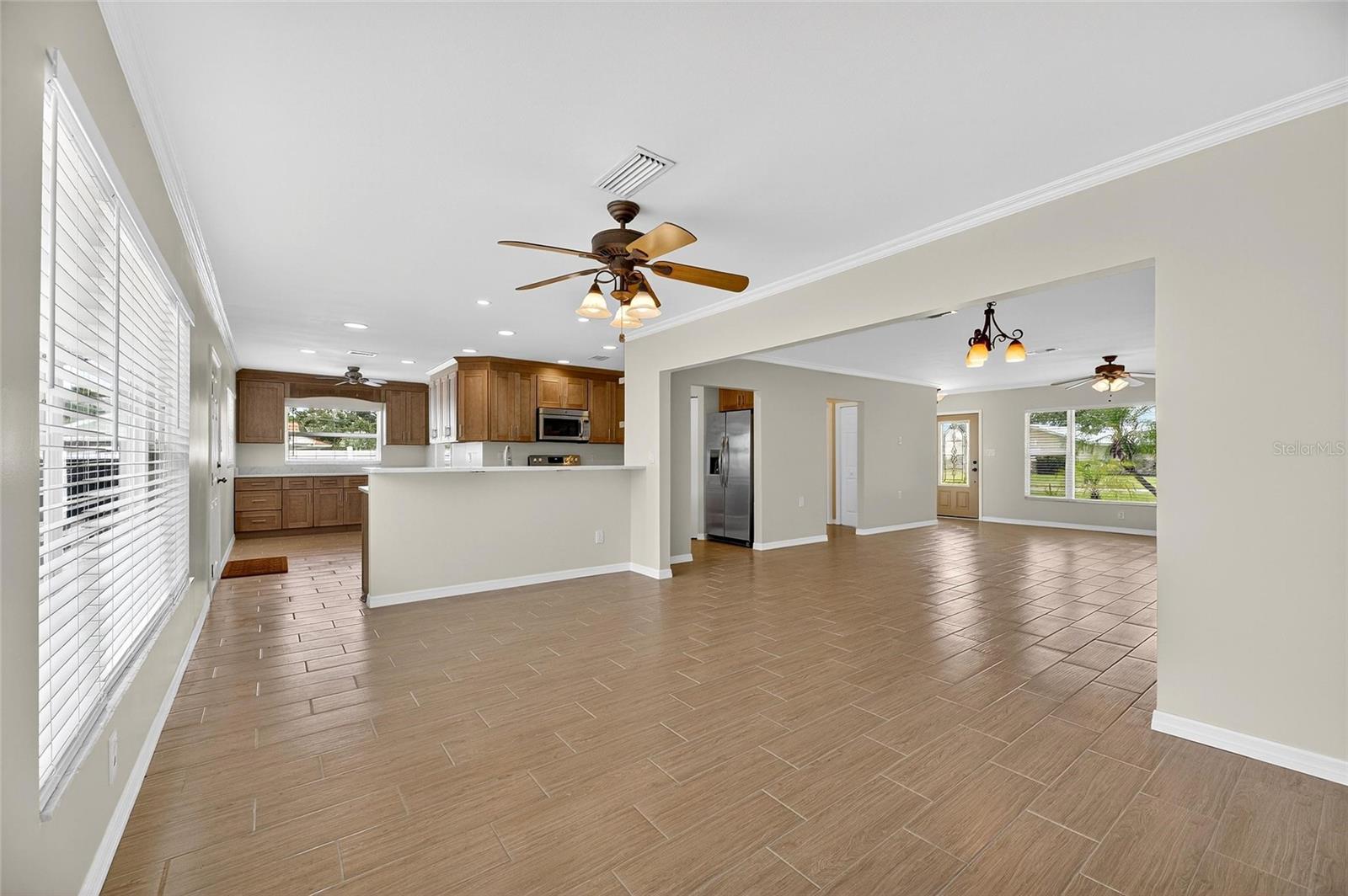 Family Room to Kitchen View