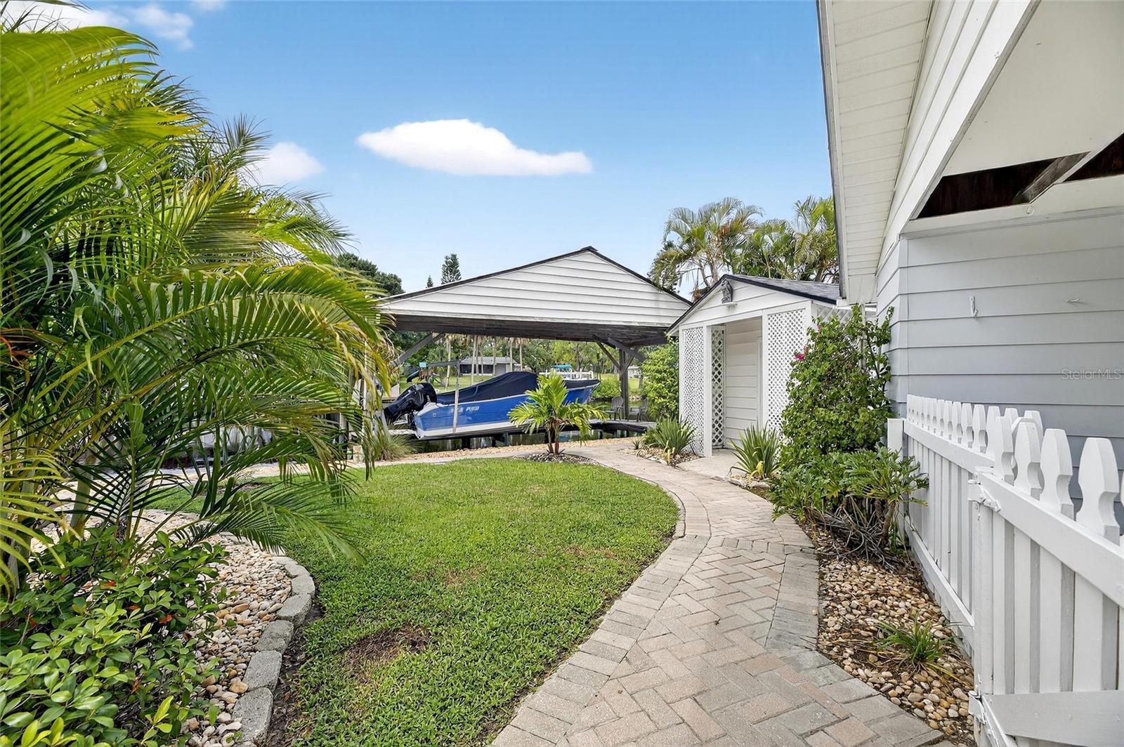 Exterior Rear Walkway to Boathouse