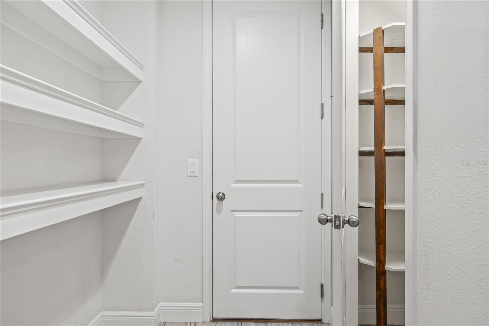 SHELVES just before GARAGE - PERFECT FOR WINE ENTHUSIASTS