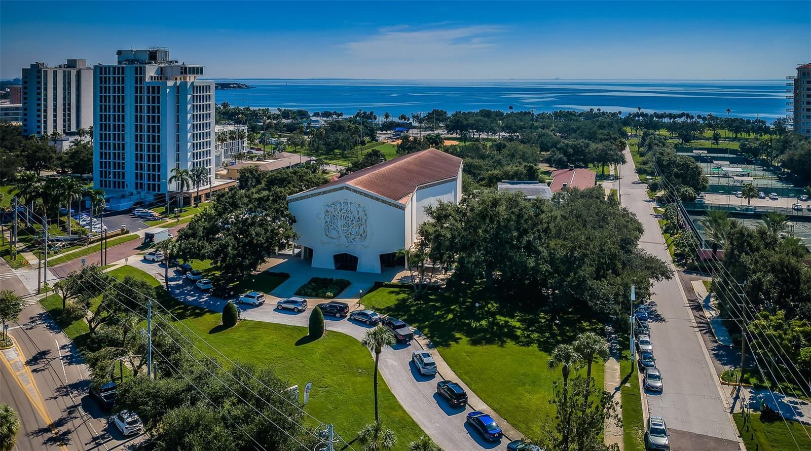 First Presbyterian Church of St. Pete is across the street!