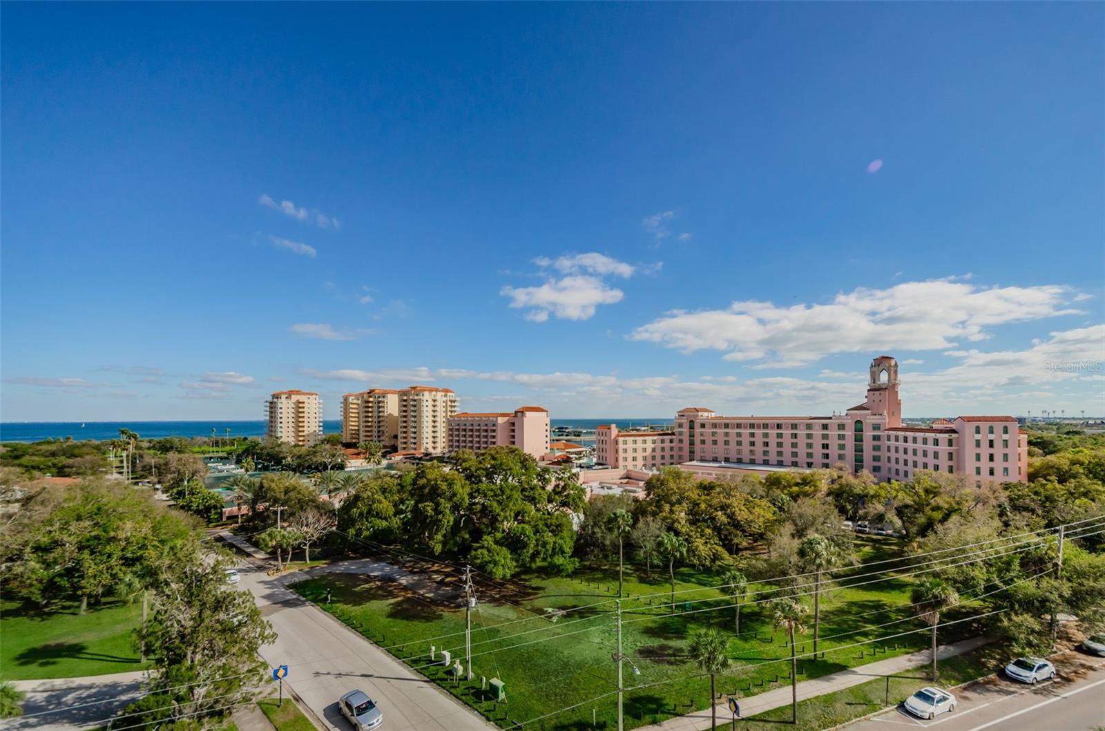 The Vinoy Resort & Hotel across Beach Drive
