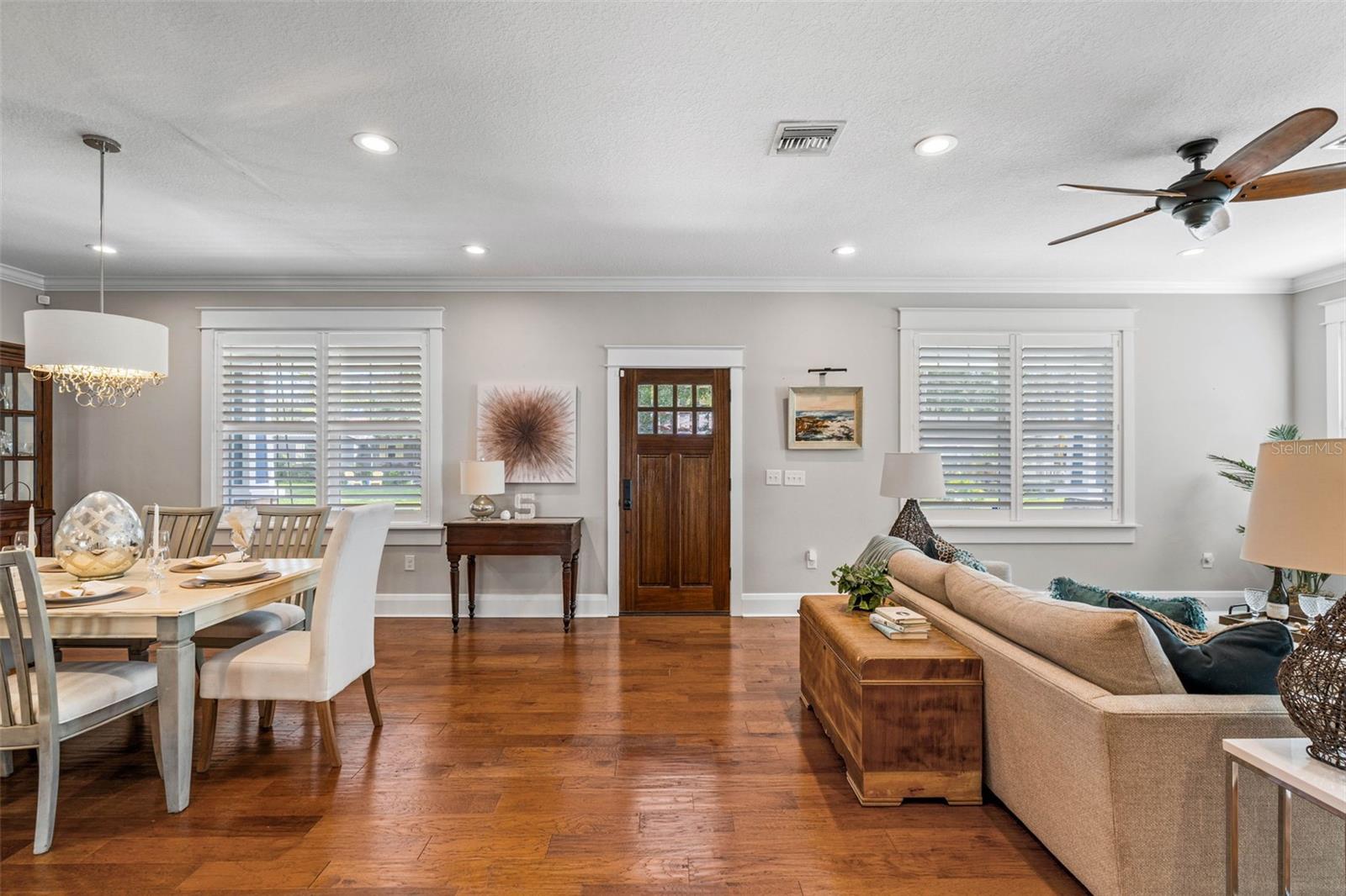 Living Room and Dining Room