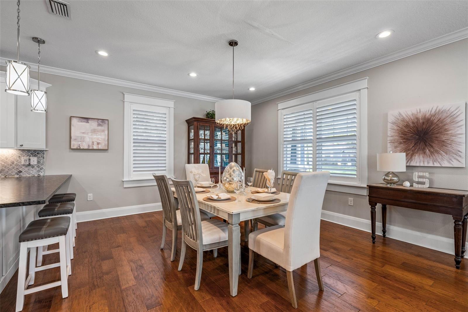 Breakfast Bar and Dining Room