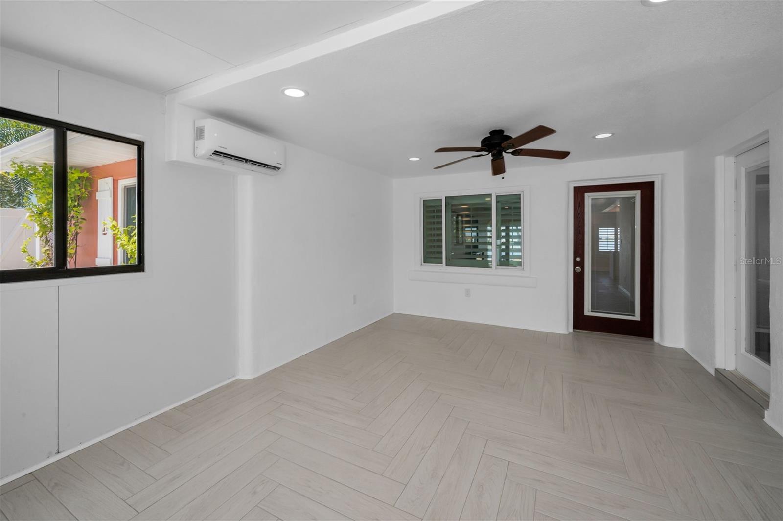 front entry room/ bonus room
